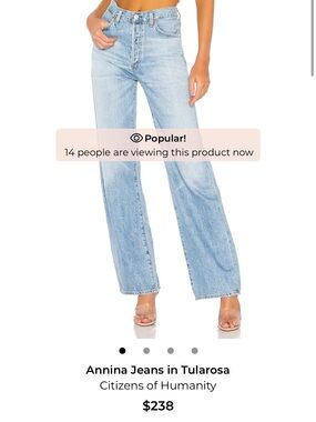 Citizens Of Humanity Light Blue Straight-Leg Jeans